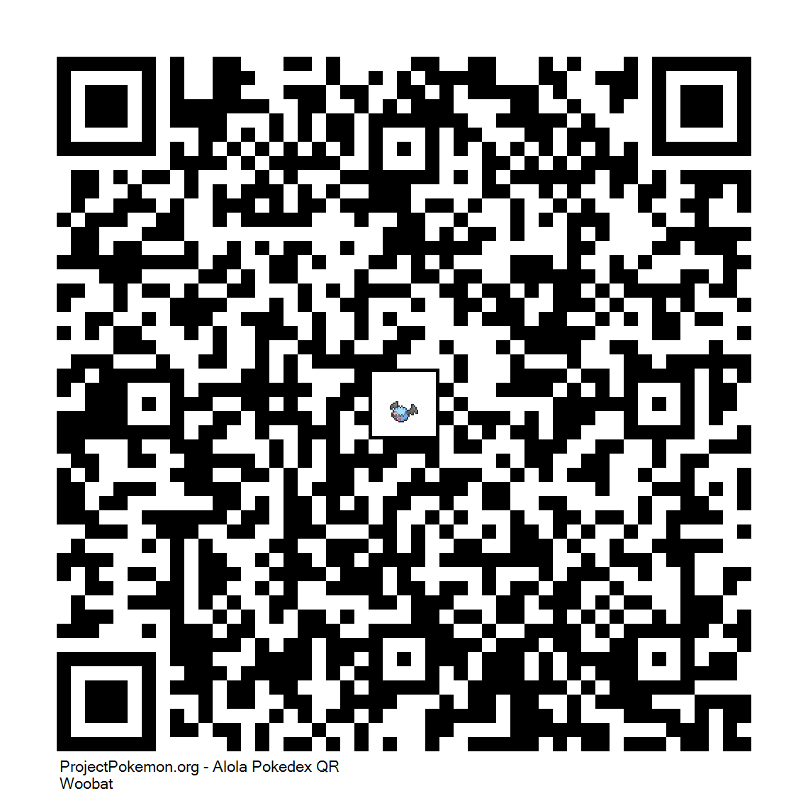 Cdigo QR de Woobat